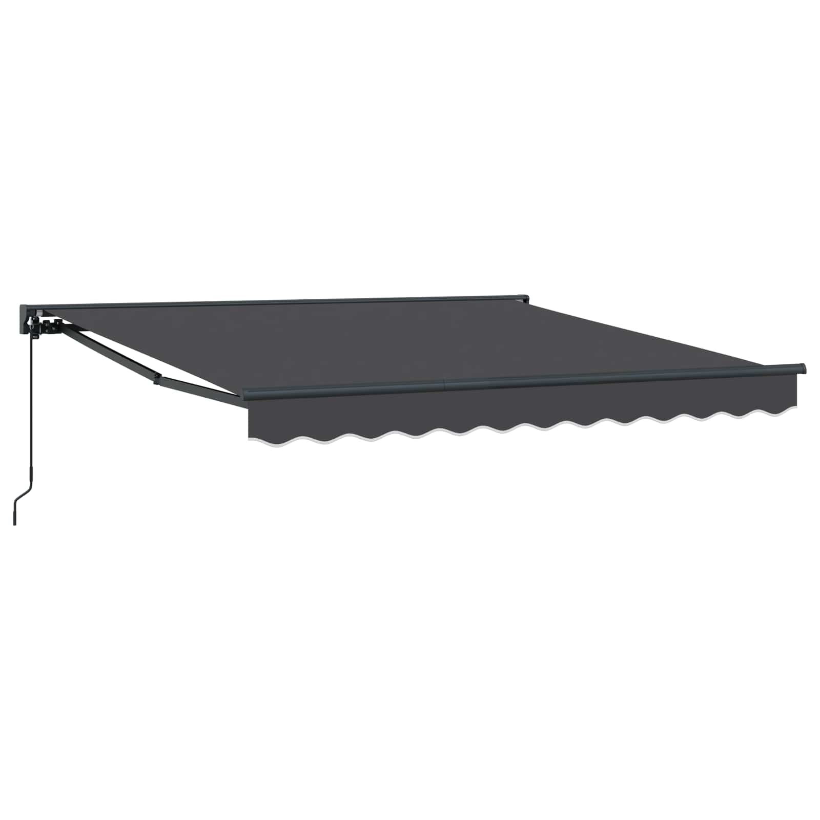 Vidaxl inklapbaar zonnescherm antraciet 350 x 250 cm