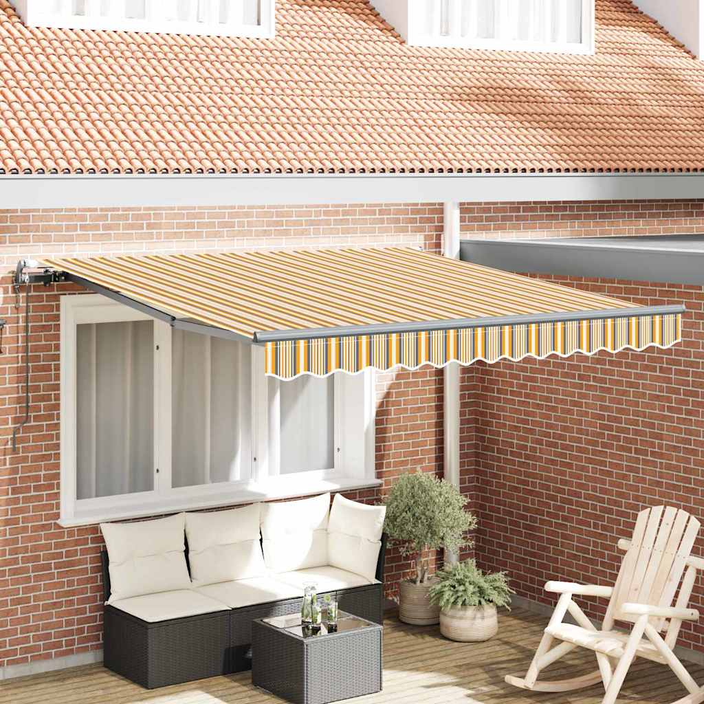 Vidaxl inklapbaar zonnescherm multikleur 350 x 250 cm