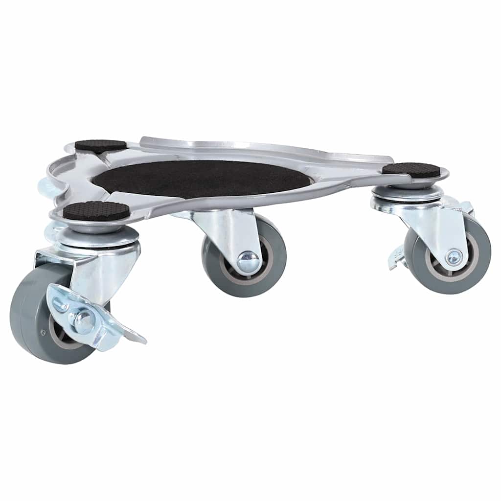 Vidaxl meubelrollers 4 st met lifter 19x17,5x6 cm staal 1000 kg