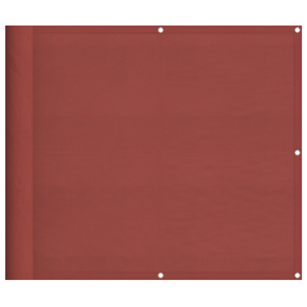 Vidaxl balkonscherm terracotta 90x1000 cm 100% polyester oxford