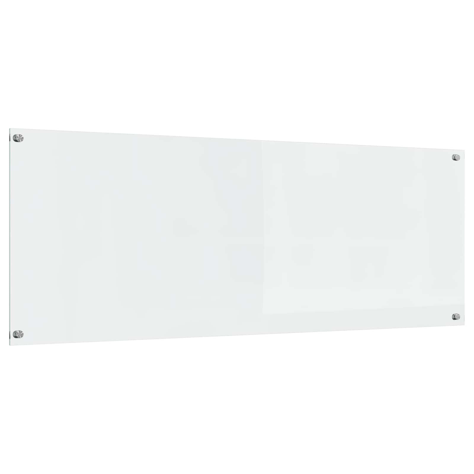 Vidaxl keuken spatscherm doorzichtig 110 x 40 cm gehard glas