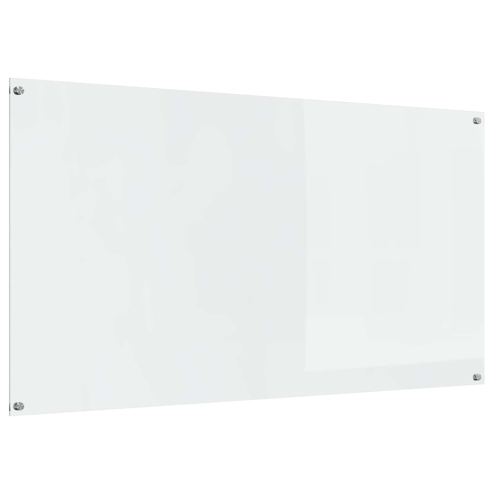 Vidaxl keuken spatscherm doorzichtig 110 x 60 cm gehard glas