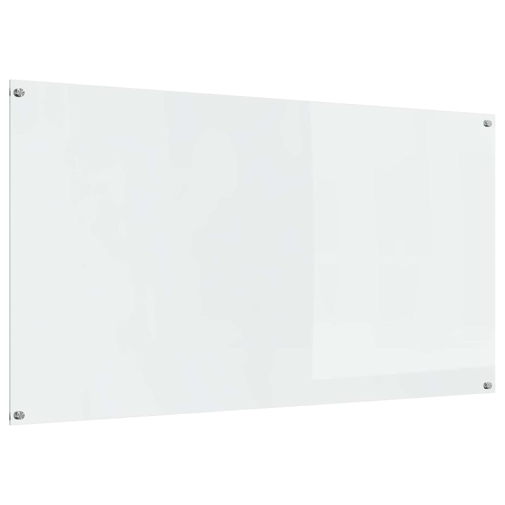 Vidaxl keuken spatscherm doorzichtig 110 x 60 cm gehard glas