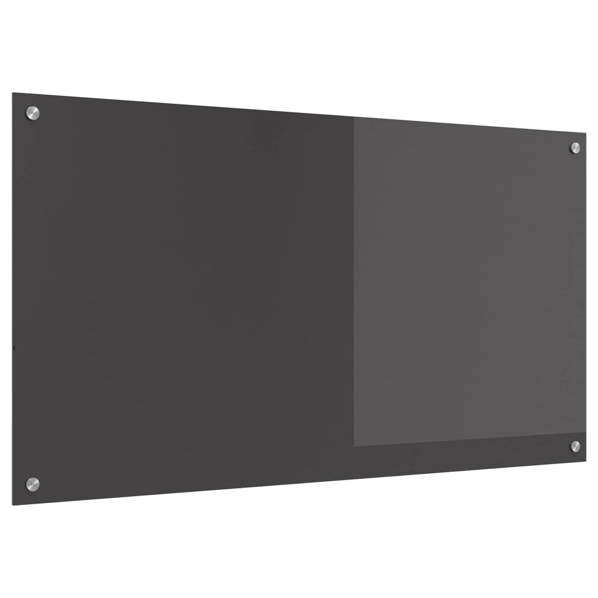 Vidaxl keukenachterwand donkergrijs 110 x 60 cm gehard glas
