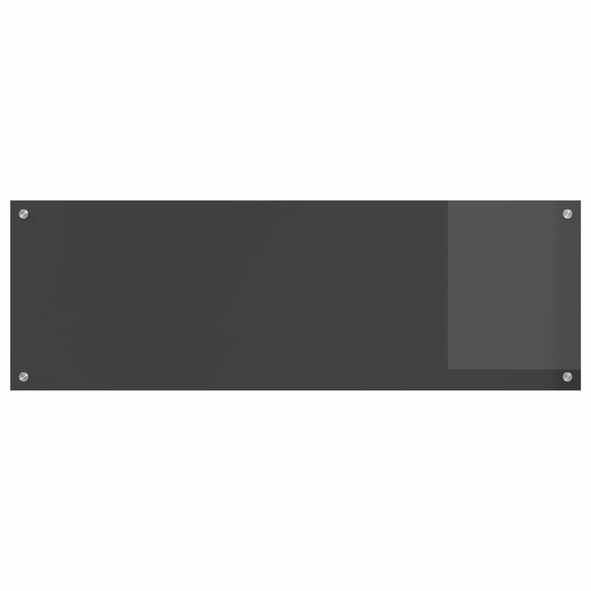 Vidaxl keukenachterwand donkergrijs 120 x 40 cm gehard glas