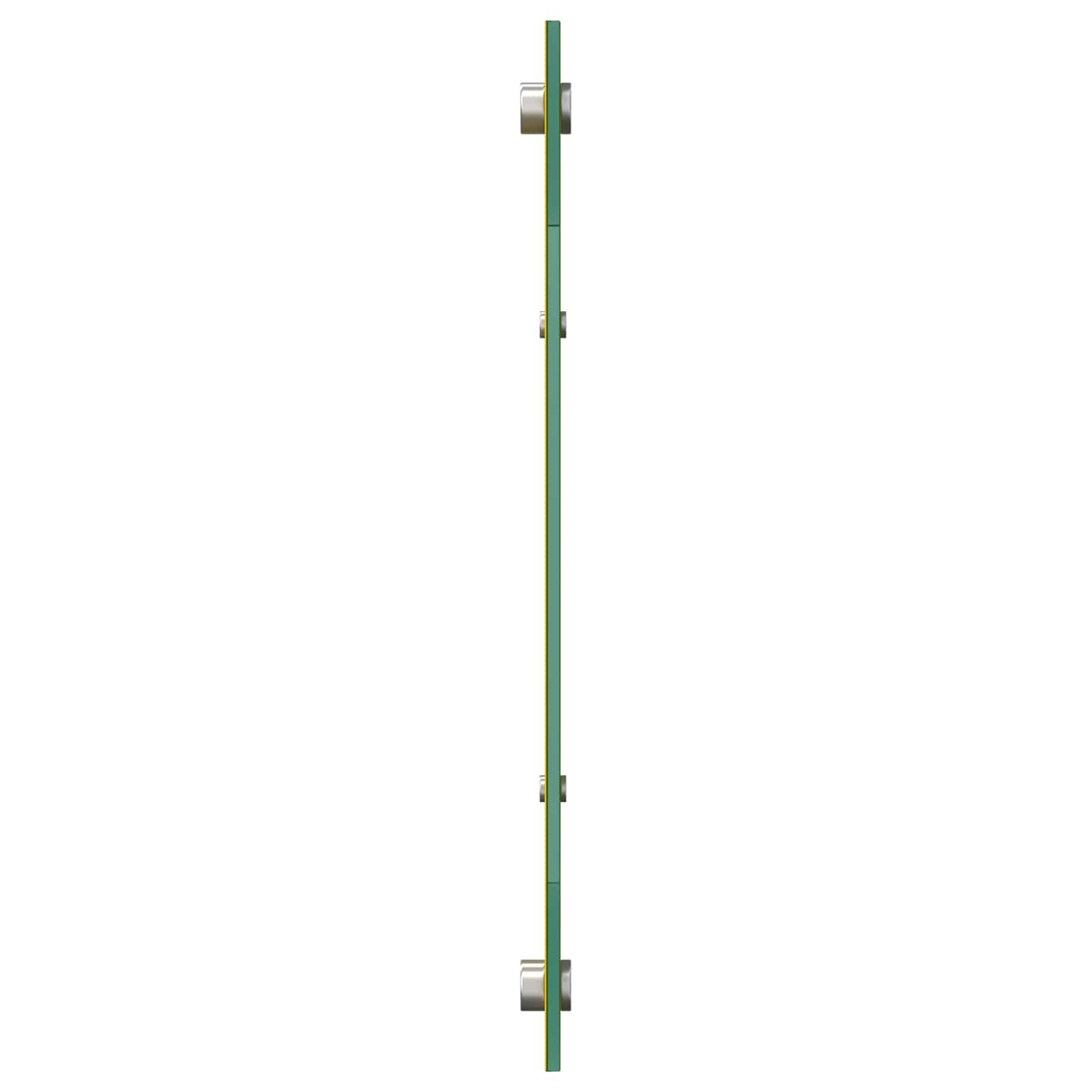 Vidaxl keuken spatscherm geel 110 x 40 cm gehard glas