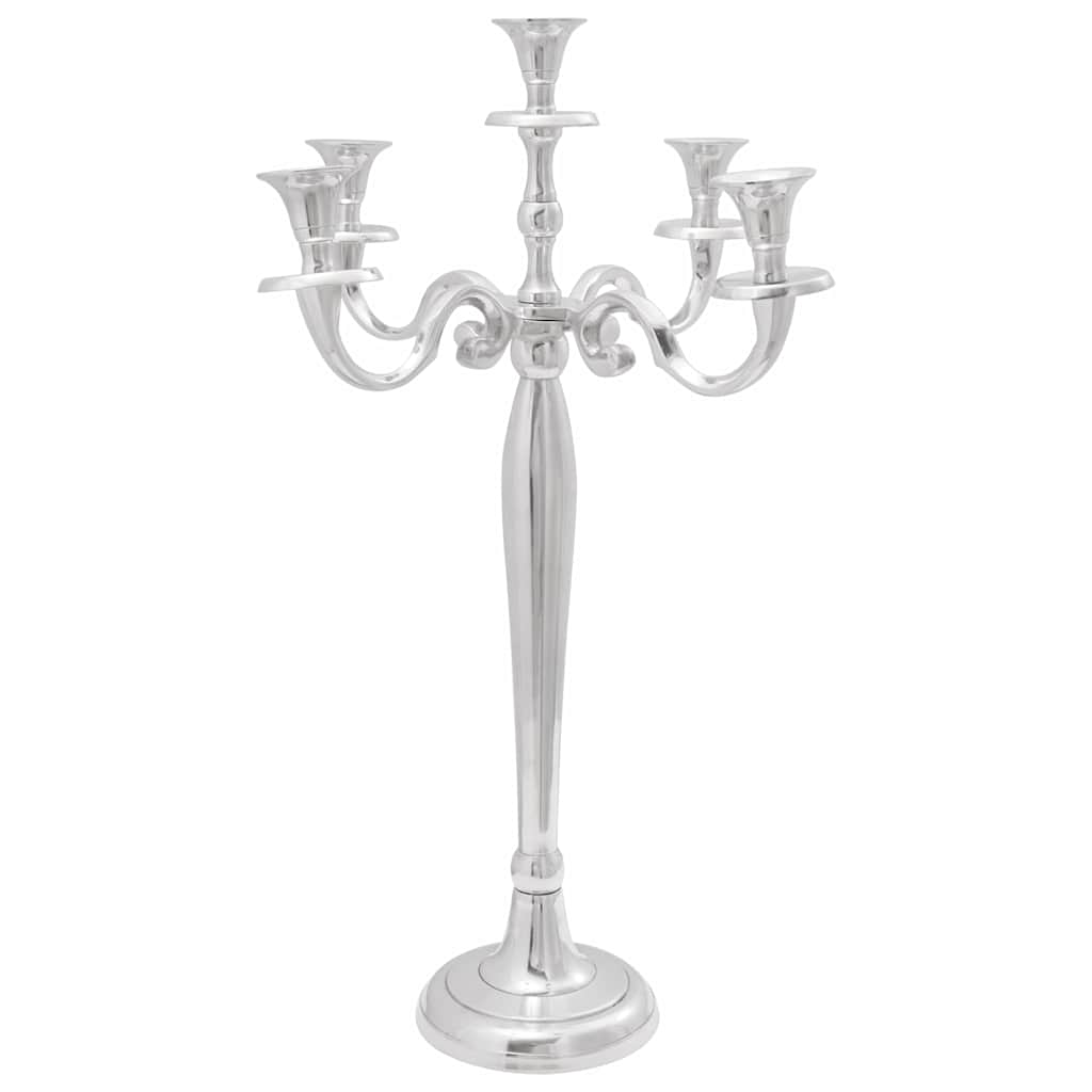 Vidaxl kaarsenhouder zilver 39 x 39 x 60 cm aluminium