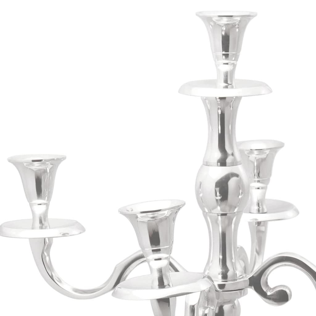 Vidaxl kaarsenhouder zilver 32 x 32 x 79,5 cm aluminium