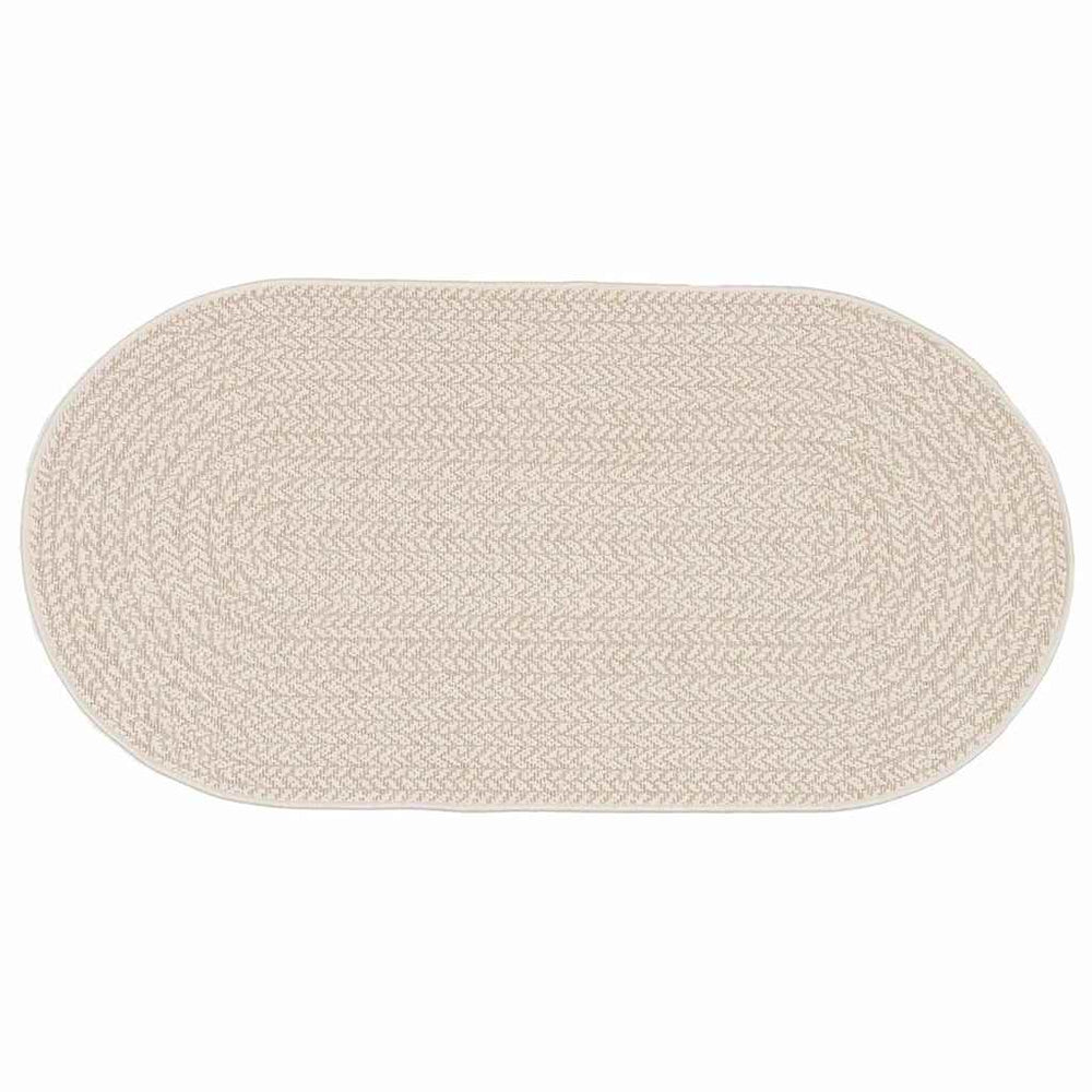 Vidaxl vloerkleed zizur crème 200 x 100 cm polypropyleen