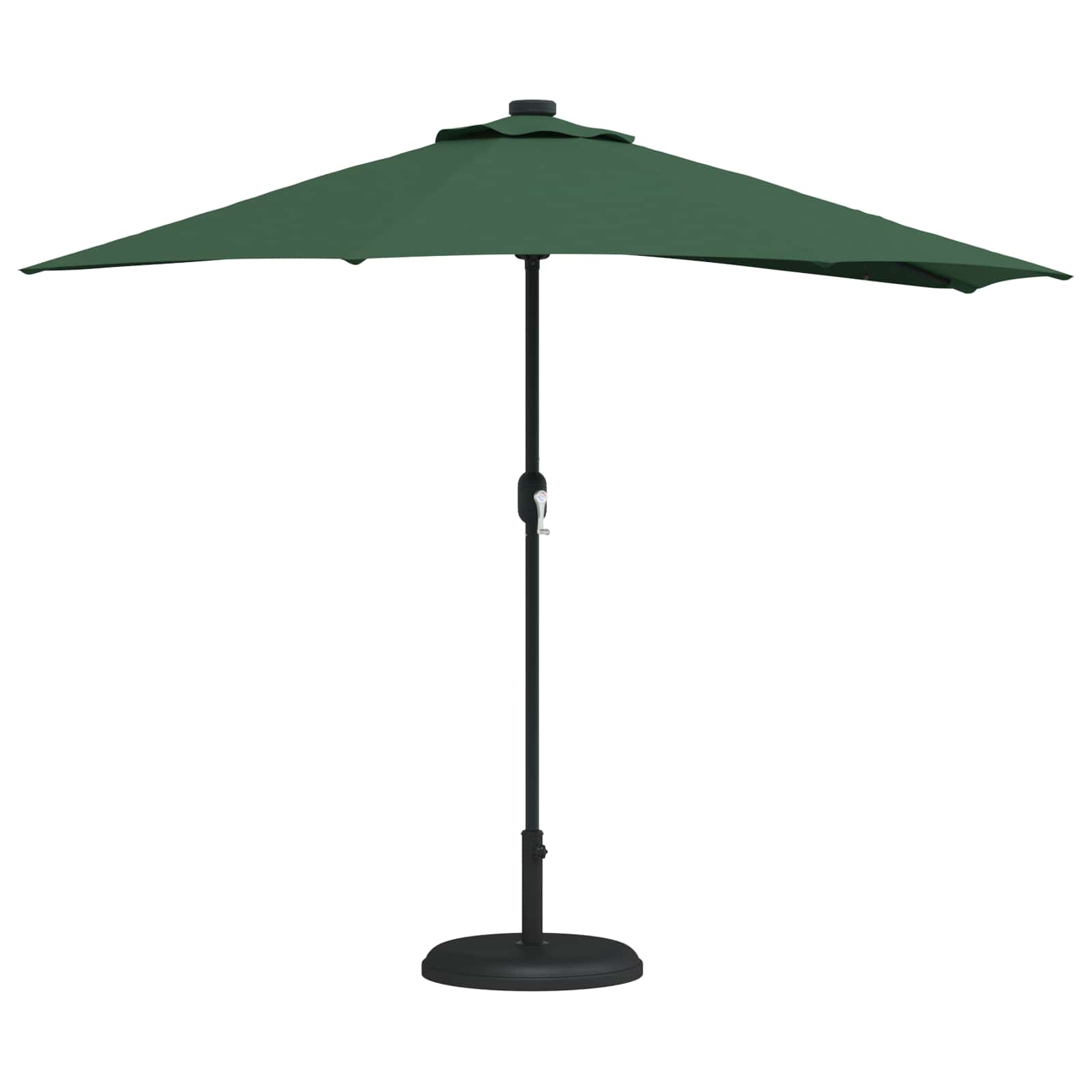 Vidaxl tuinparasol groen 294 x 150 x 224 cm polyester en staal