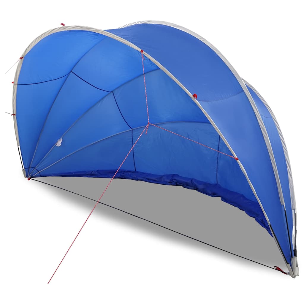 Vidaxl pooldome blauw 500 x 500 x 236 cm 185t polyester met pu-coating