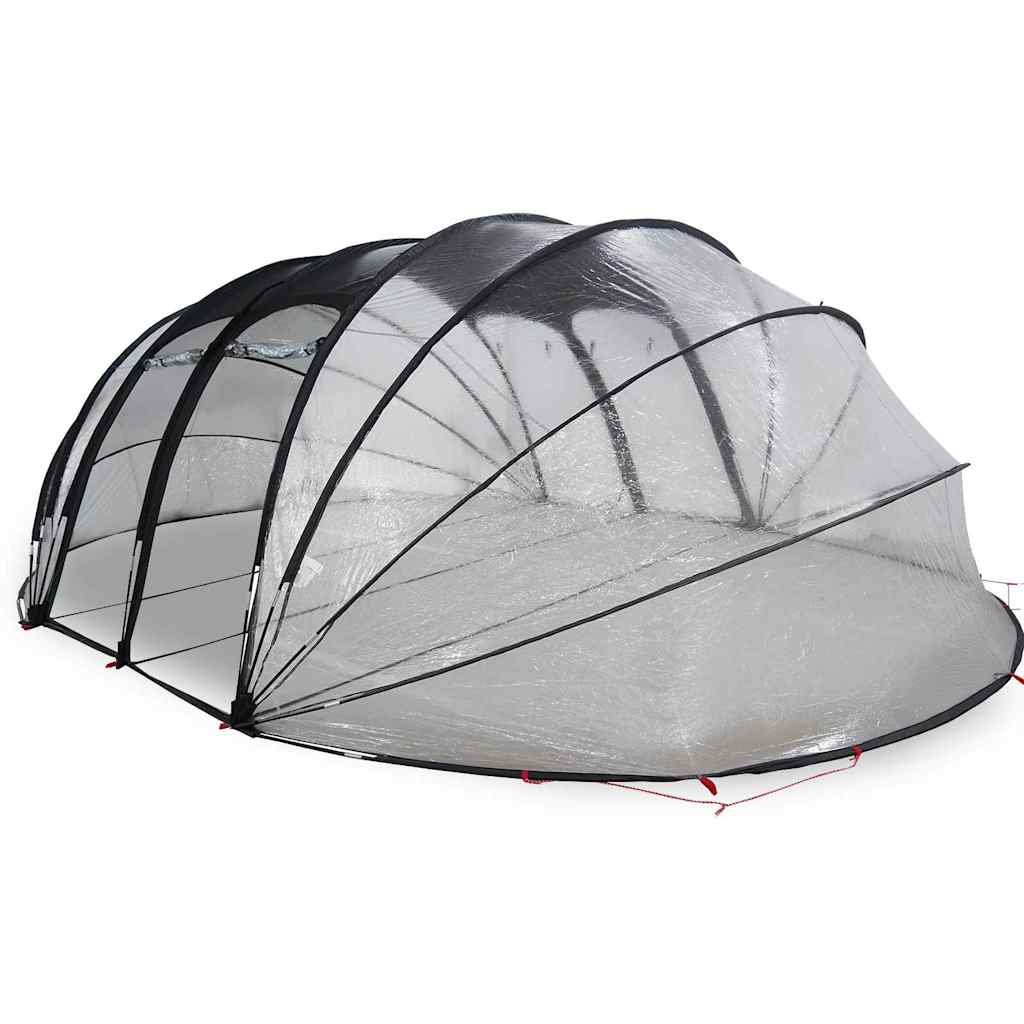 Vidaxl zwembad tent koepel doorzichtig 538 x 440 x 204 cm pvc