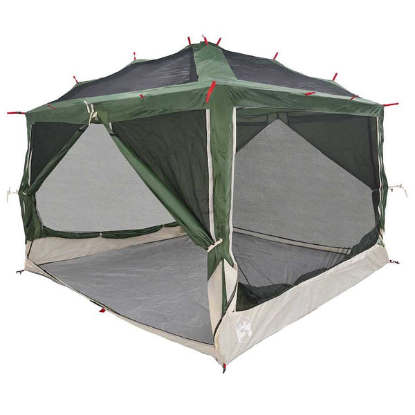 Vidaxl binnen tent voor 7 personen 7-persoons groen en grijs