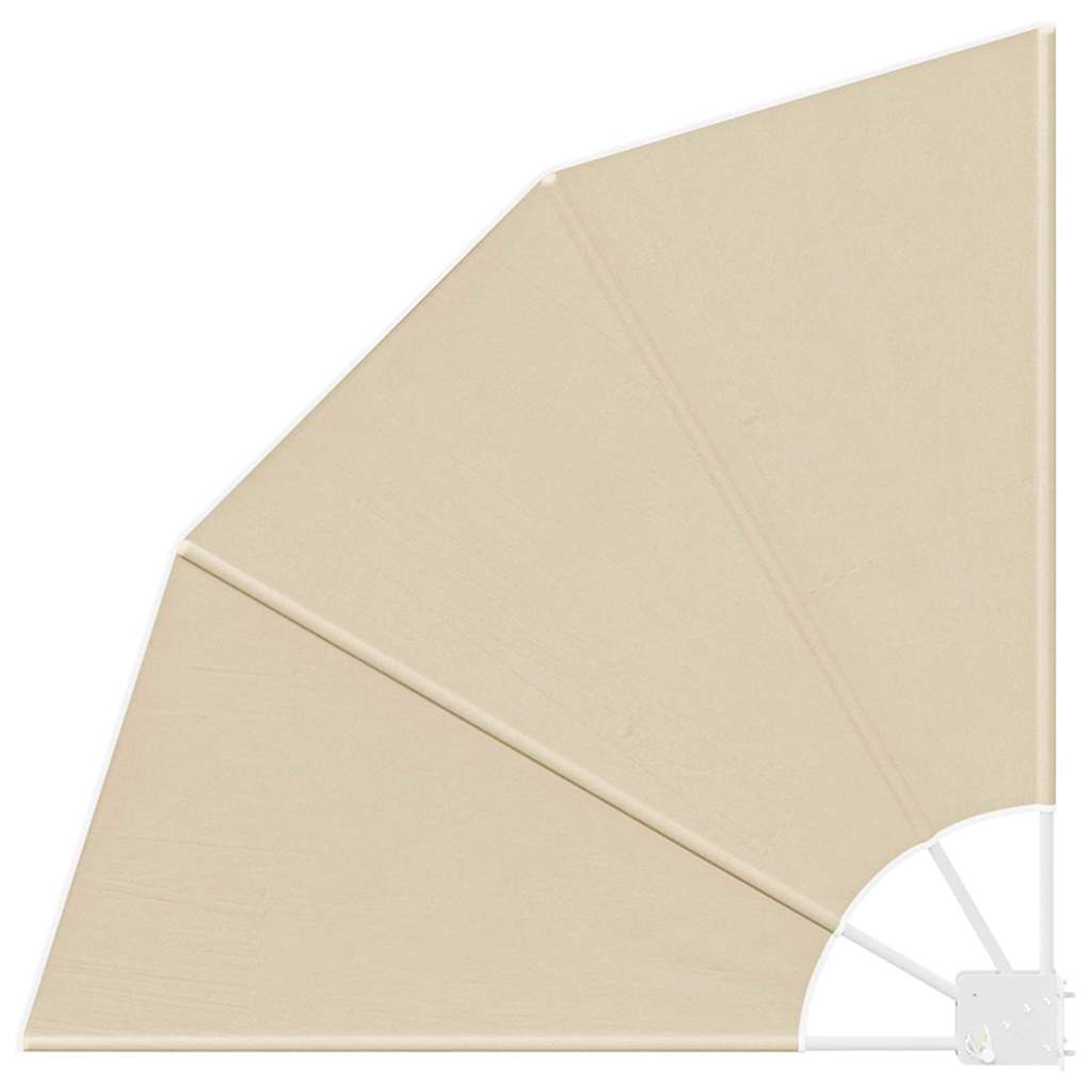 Vidaxl balkon privacy scherm beige 115 x 115 cm polyester