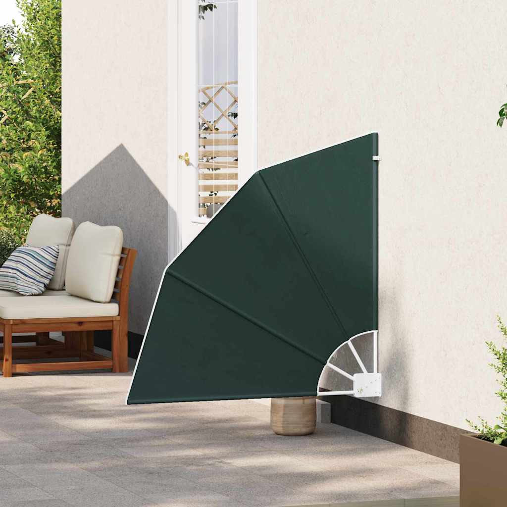 Vidaxl balkon privacy scherm donkergroen 115 x 115 cm polyester