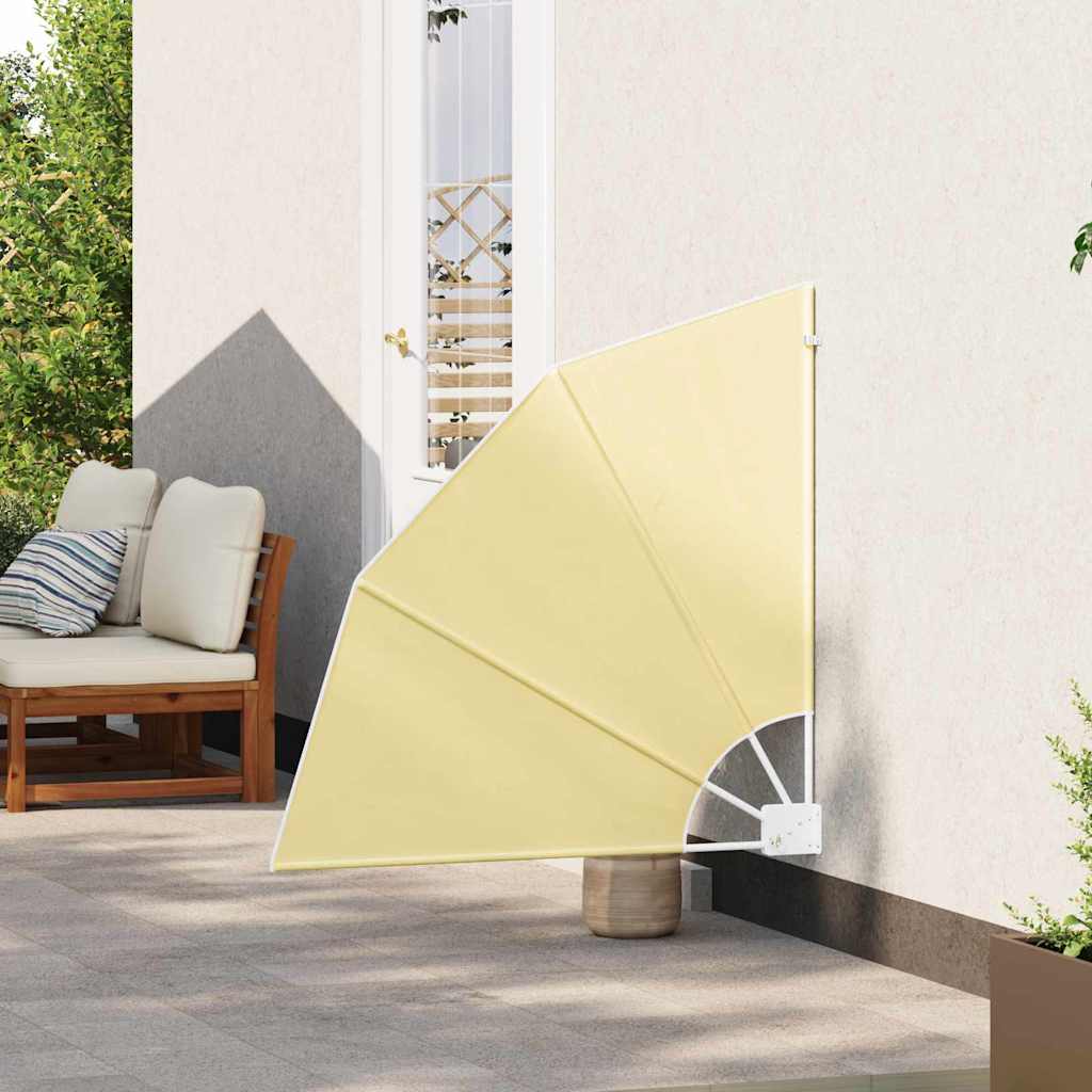 Vidaxl balkon privacy scherm zand 115 x 115 cm polyester