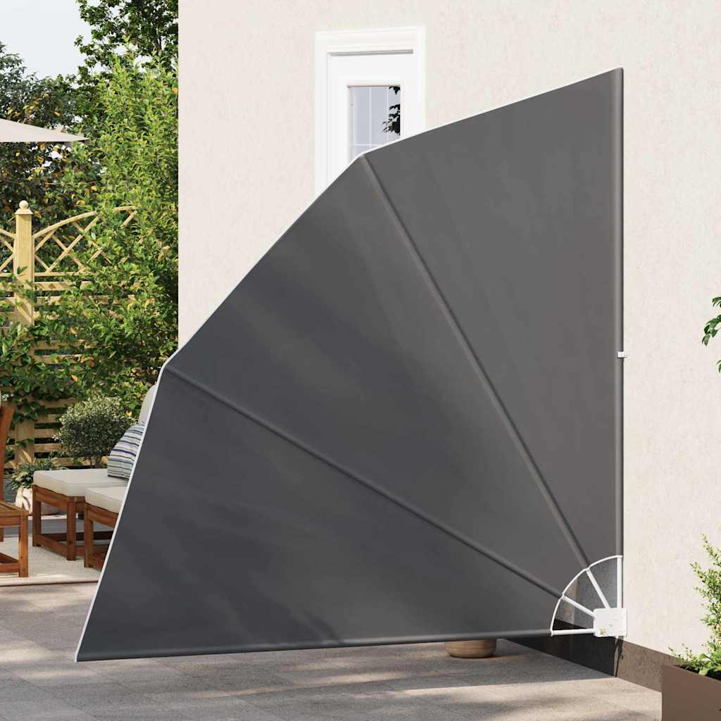 Vidaxl balkon privacy scherm antraciet 210 x 210 cm polyester