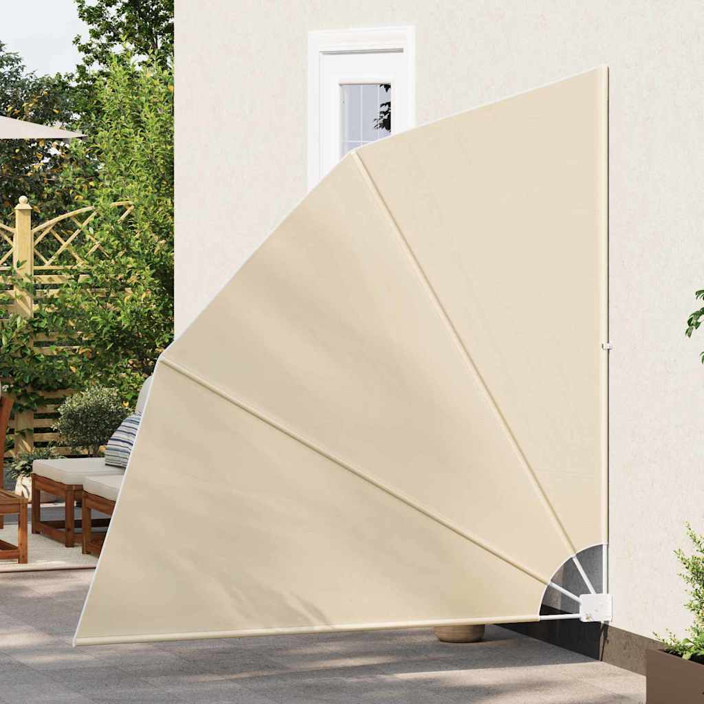 Vidaxl balkon privacy scherm beige 210 x 210 cm polyester