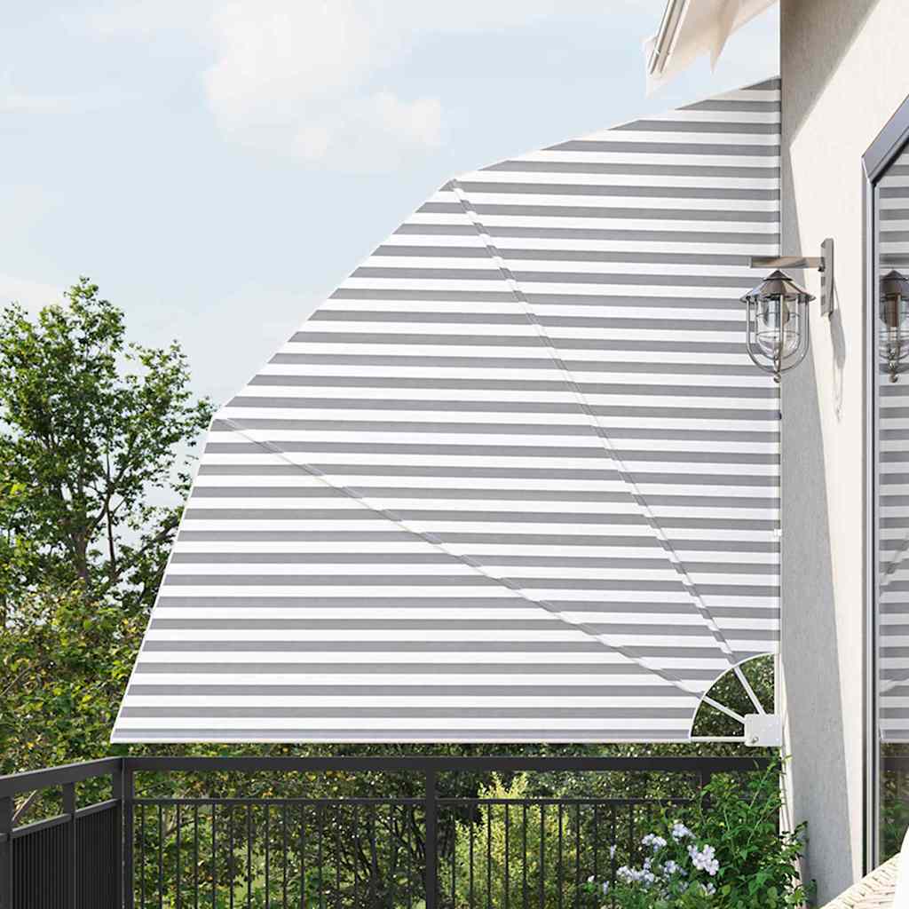 Vidaxl balkon privacy scherm antraciet en wit 210 x 210 cm polyester
