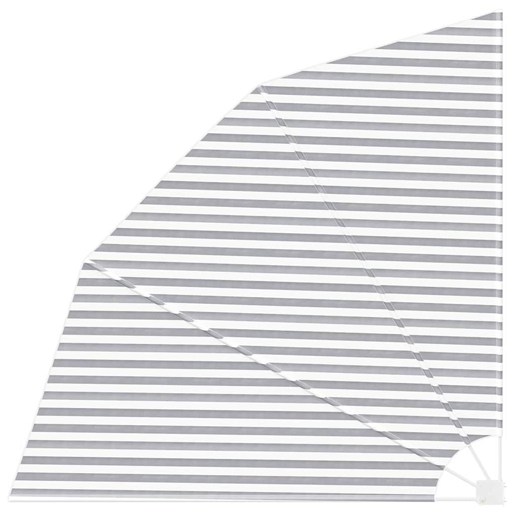 Vidaxl balkon privacy scherm antraciet en wit 210 x 210 cm polyester