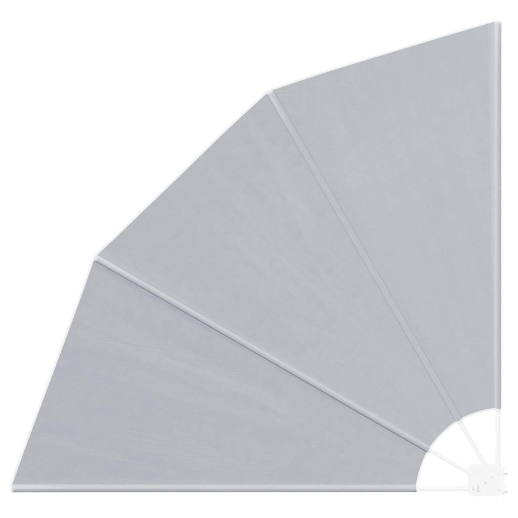 Vidaxl balkon privacy scherm grijs 160 x 160 cm polyester