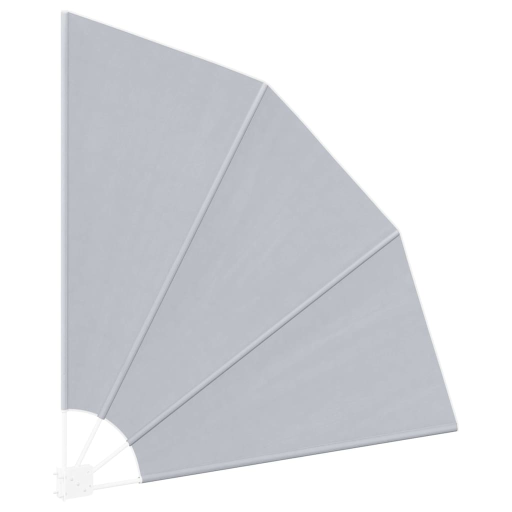 Vidaxl balkon privacy scherm grijs 160 x 160 cm polyester