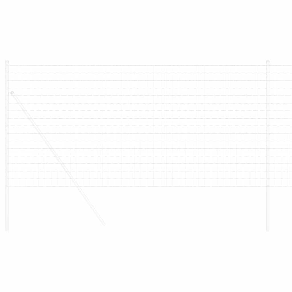 Vidaxl euro hek 1,4 x 10 m pvc-gecoat ijzer