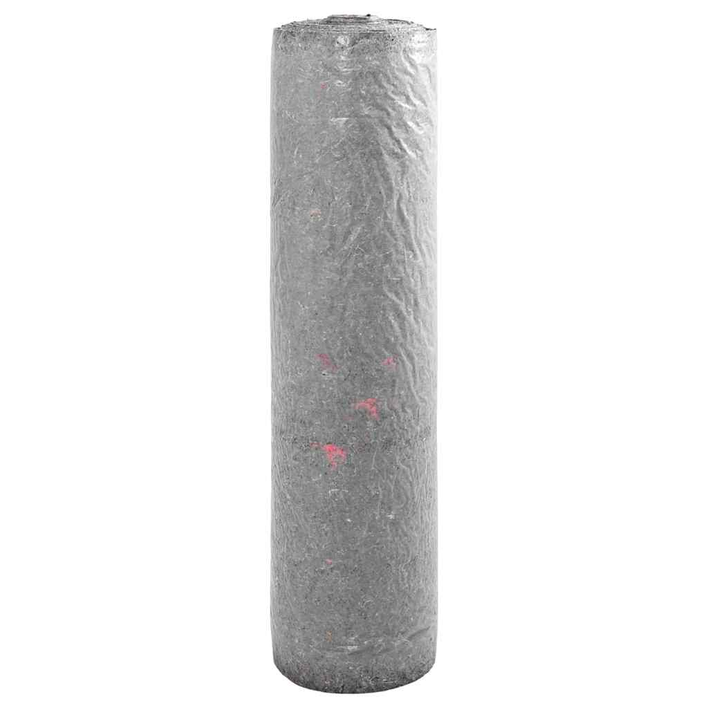 Vidaxl vijver vlies grijs 1 x 10 m polyester en katoen