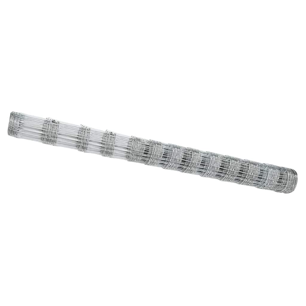 Vidaxl weidehekwerk zilver 25 x 1,4 m gegalvaniseerd staal