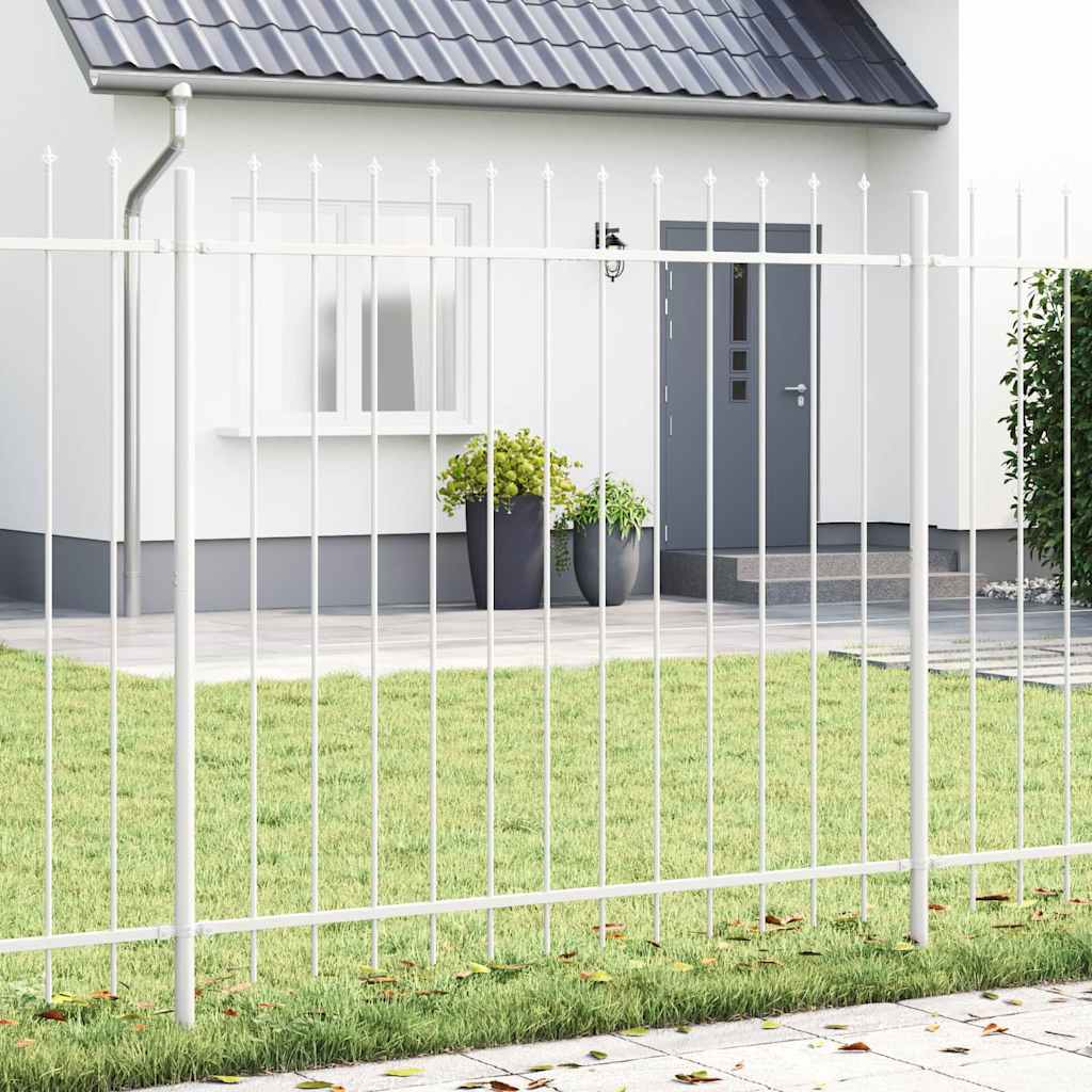 Vidaxl tuinhek wit 1,7 x 1,5 m poedercoating staal