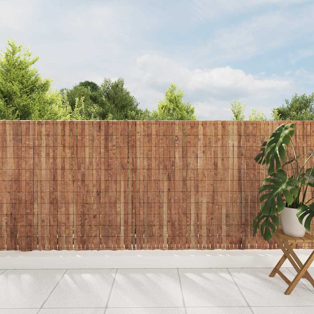 Vidaxl schorsschutting bruin 400 x 125cm schors