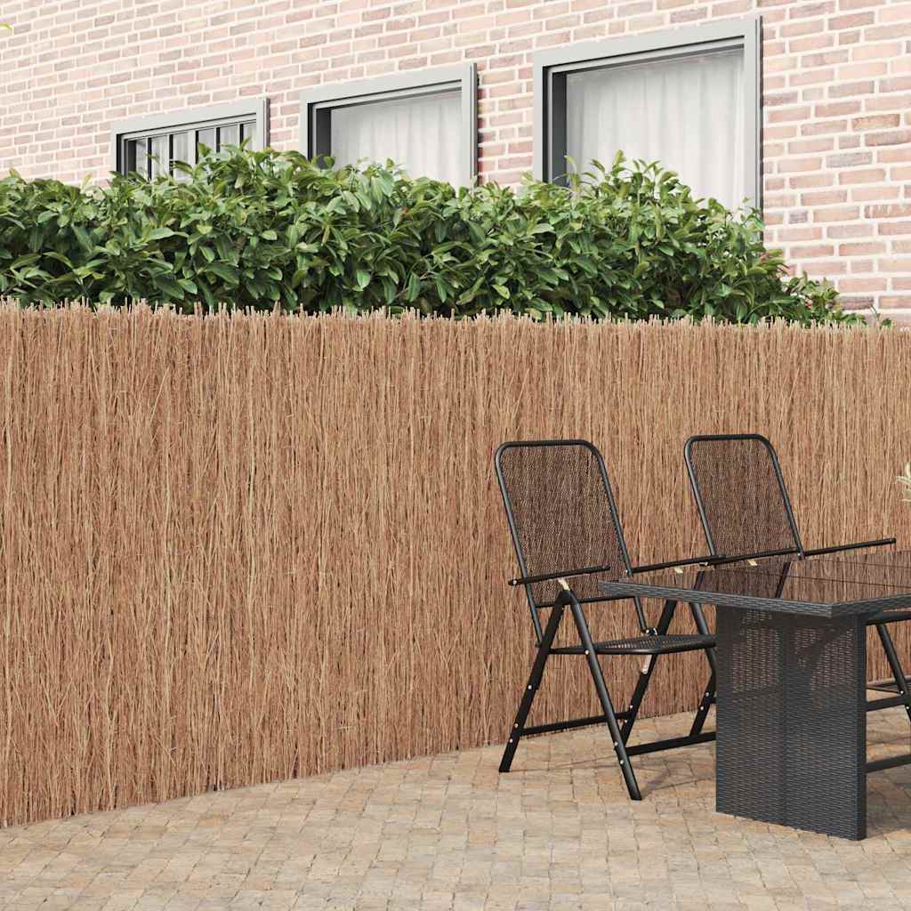 Vidaxl rijshoutschutting bruin 400 x 150 cm brouw