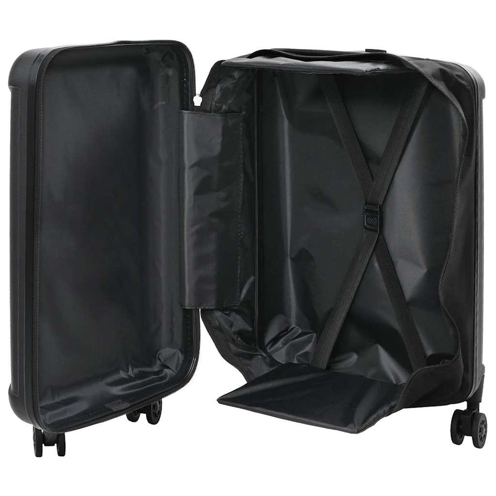 Vidaxl koffer met slot zwart 43 x 27 x 66 cm abs kunststof