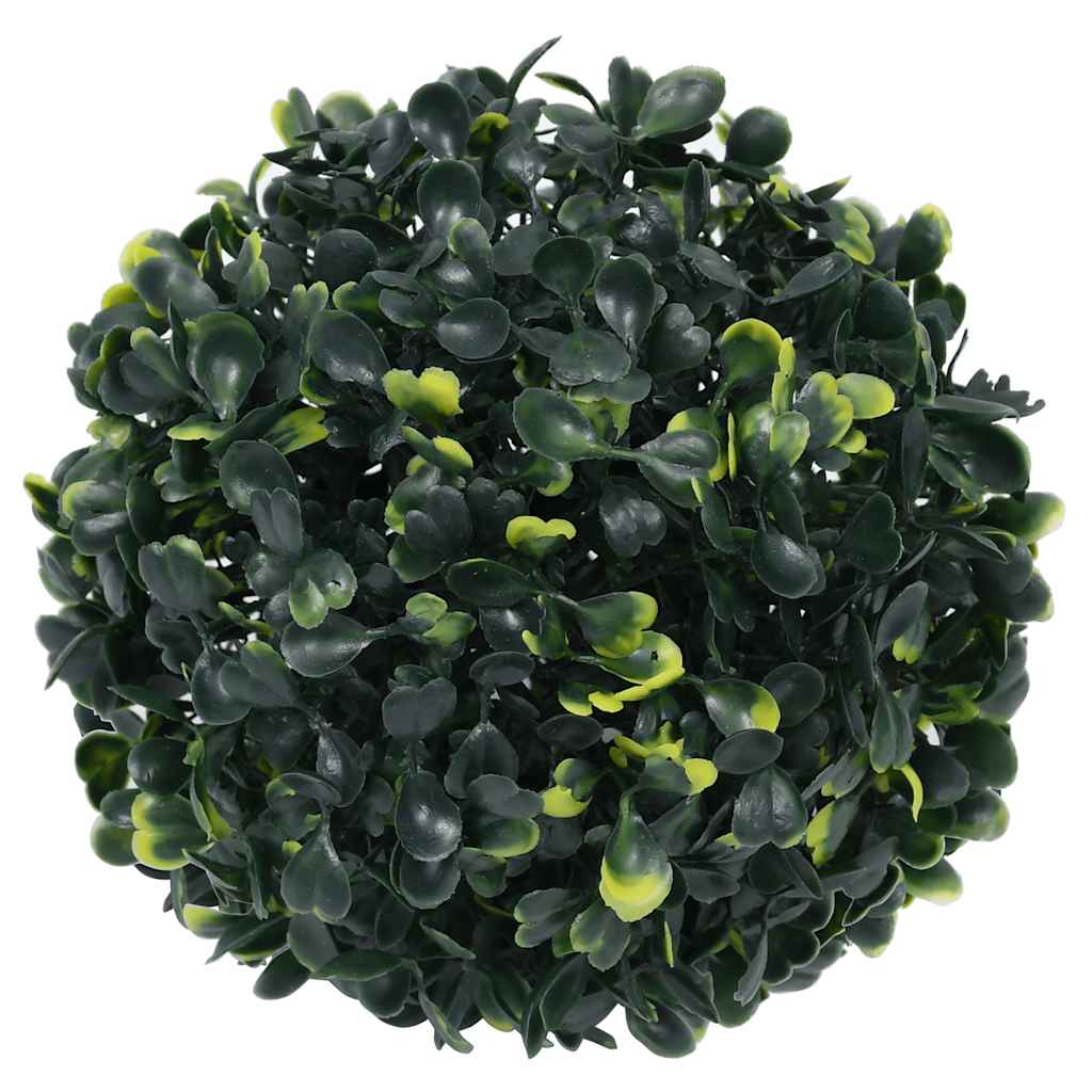 Vidaxl kunstbuxusballen met led-verlichting 4 st 12 cm groen