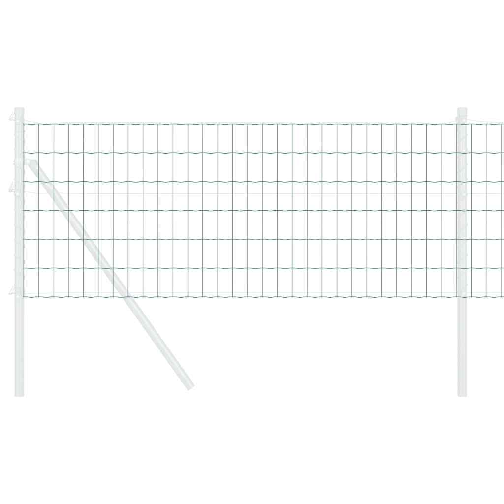 Vidaxl euro hek groen 0,6 x 50 m pvc-gecoat ijzer