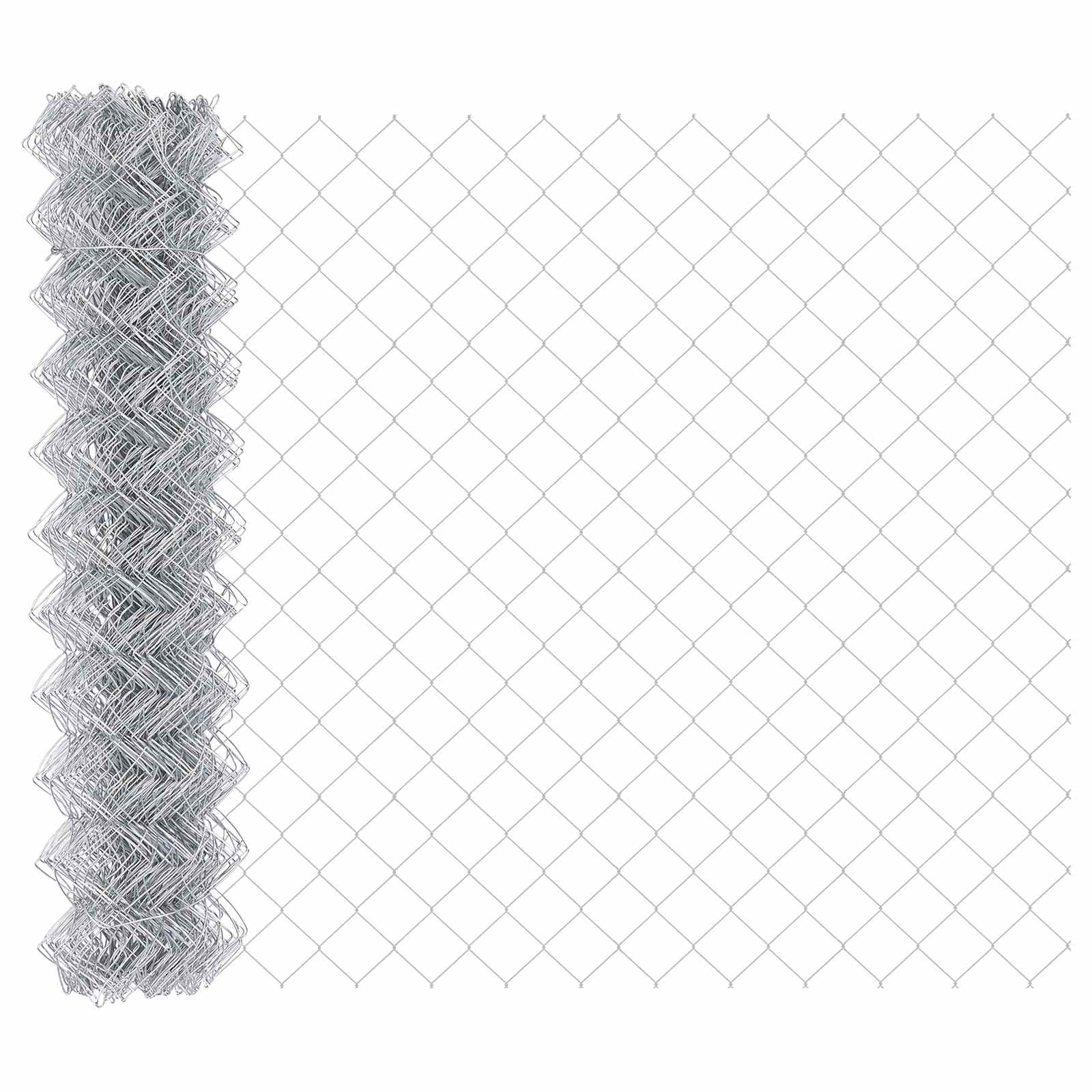 Vidaxl kettenschakelhek zilver 10 x 1 m gegalvaniseerd staal