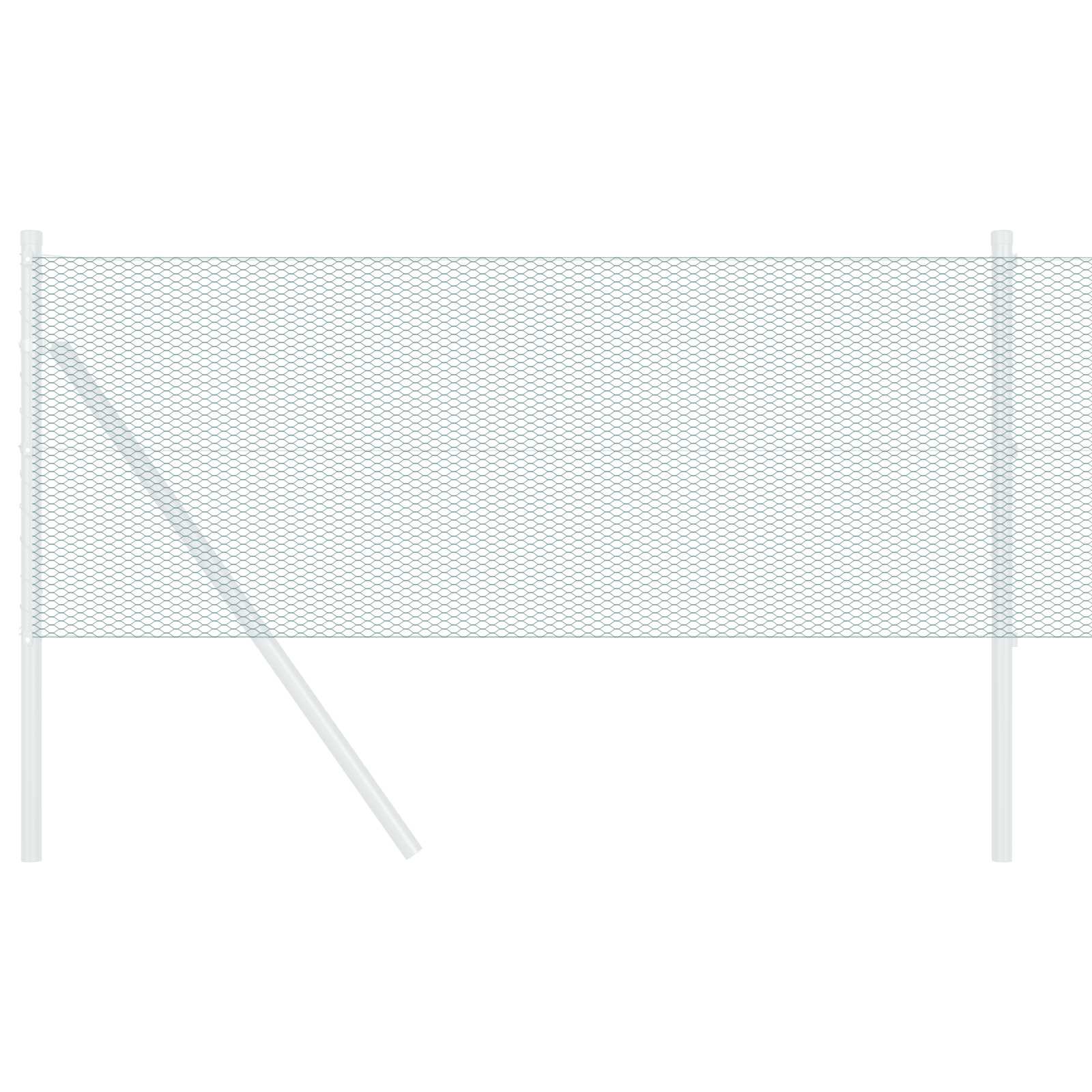Vidaxl hexagon hek groen 0,5 x 10 m pvc