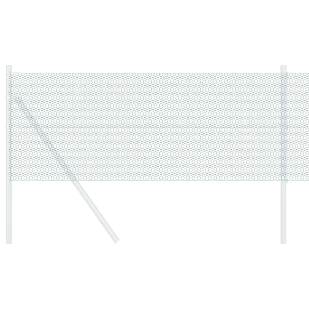 Vidaxl hexagon hek groen 0.4 x 50 m staal
