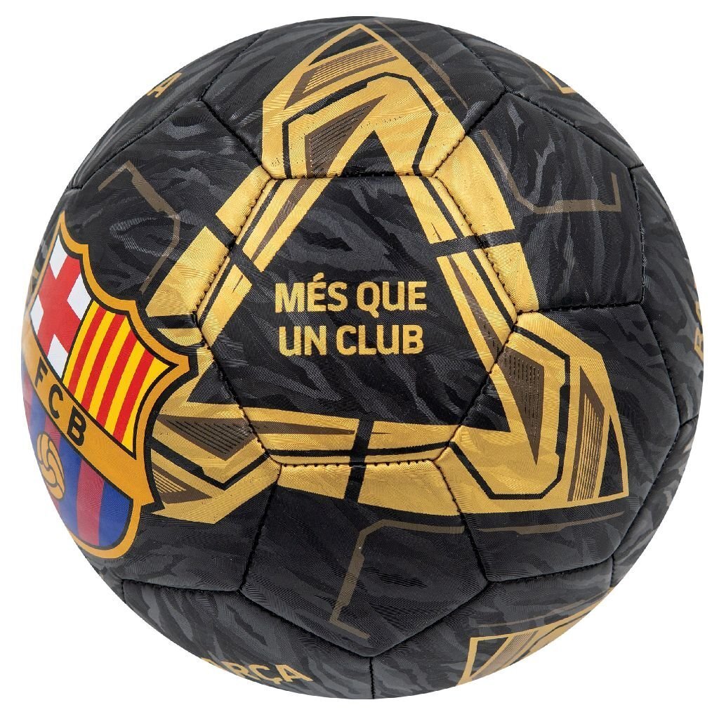 Rc fc baelona voetbal lightning zwart goud, 22cm