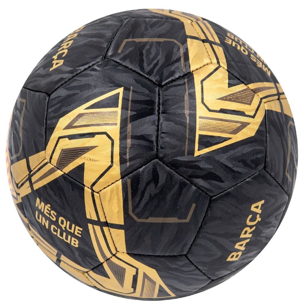 Rc fc baelona voetbal lightning zwart goud, 22cm