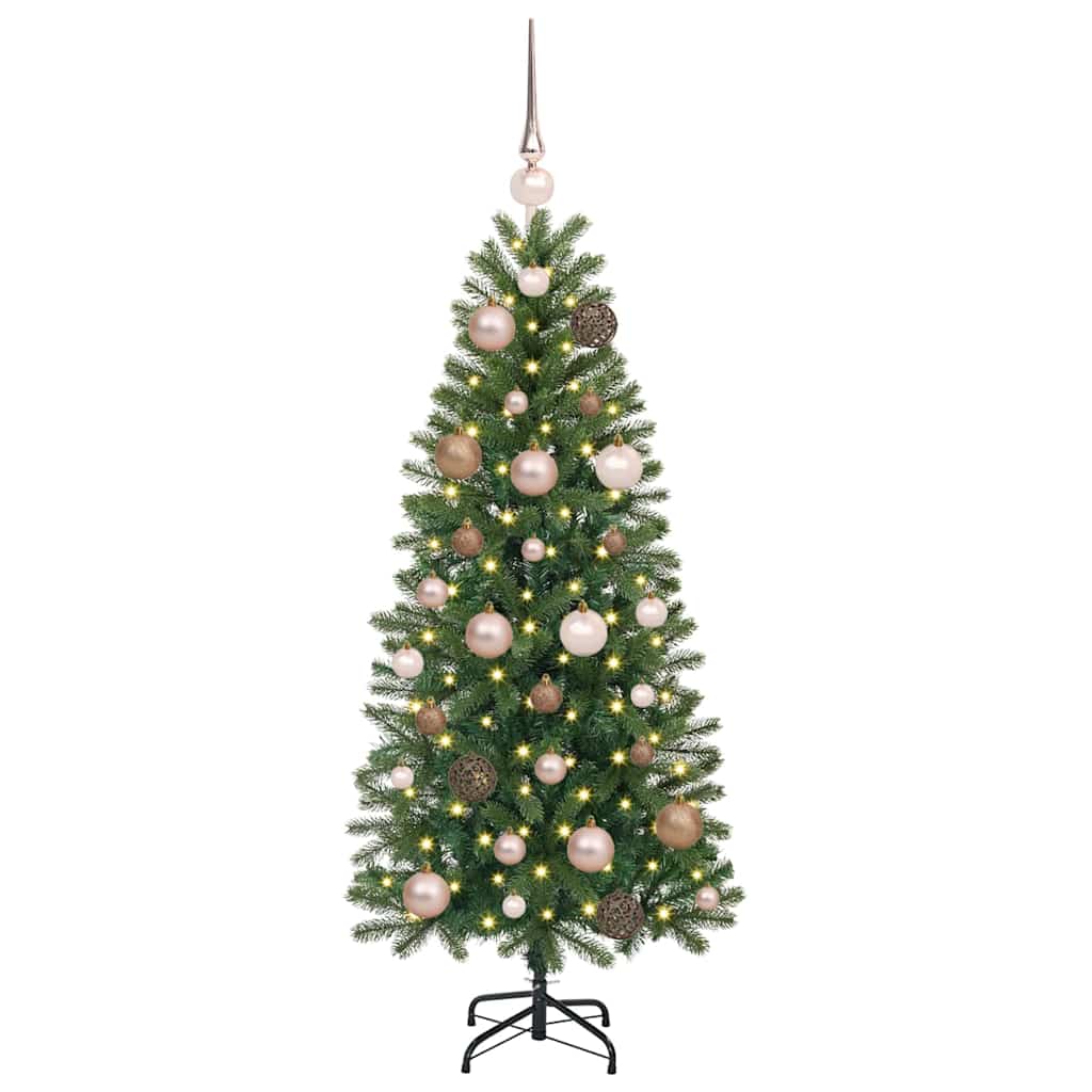 Vidaxl kunstkerstboom met 150 led met standaard groen 120 cm pe en pvc