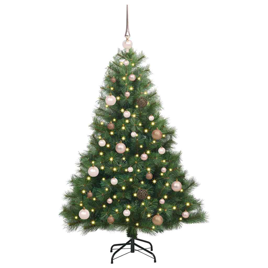 Vidaxl kunstkerstboom met 150 led met standaard groen 150 cm pe en pvc