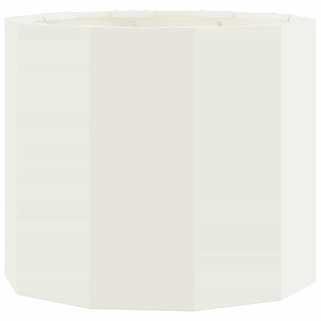 Vidaxl plantenbak wit 60 x 60 x 50 cm staal
