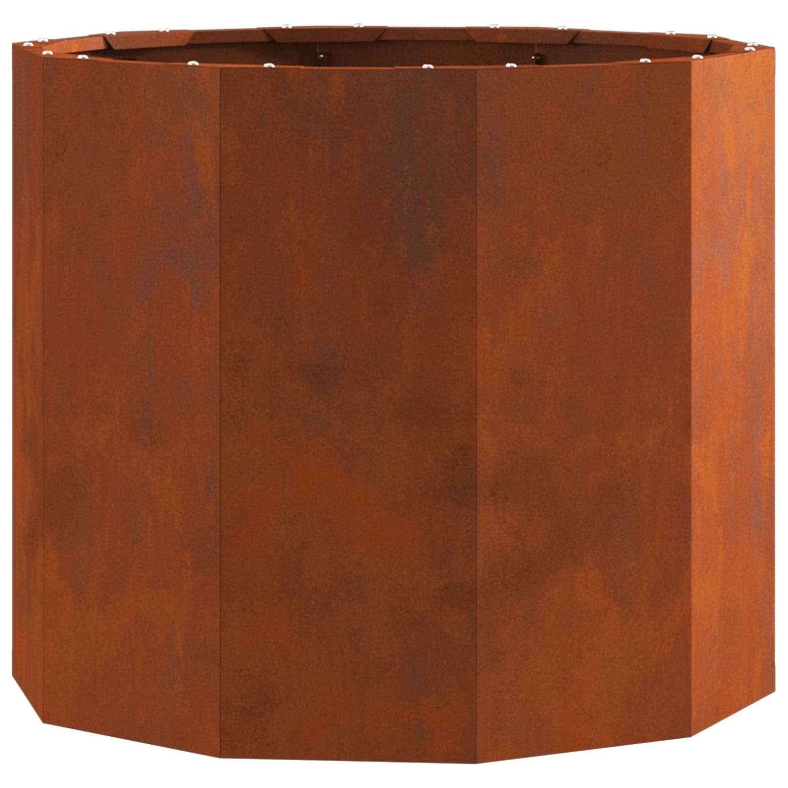 Vidaxl plantenbak roestig 60 x 60 x 50 cm cortenstaal