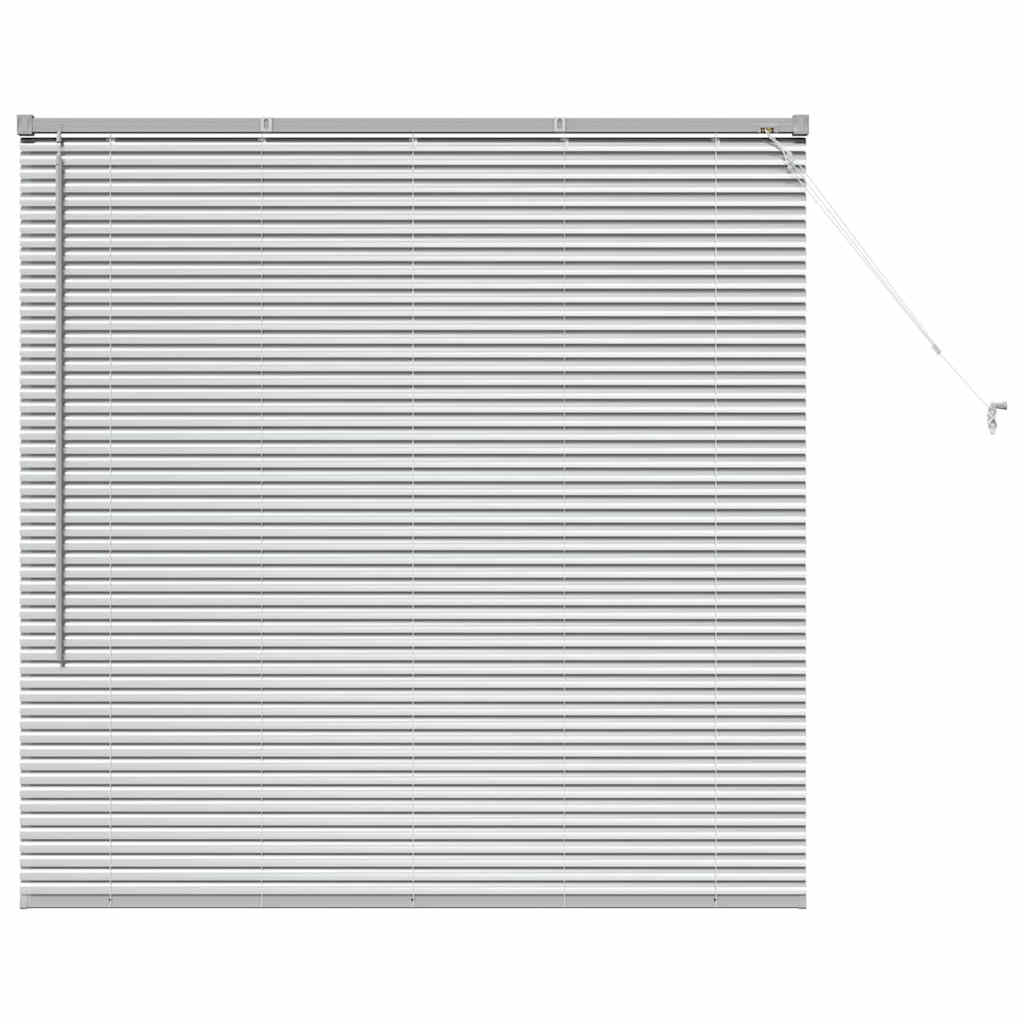 Vidaxl venetiaanse jaloezieën zilver 130 x 125 cm aluminium