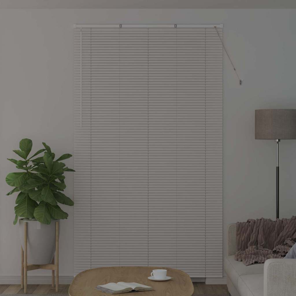 Vidaxl venetiaanse jaloezieën wit 220 x 135 cm aluminium