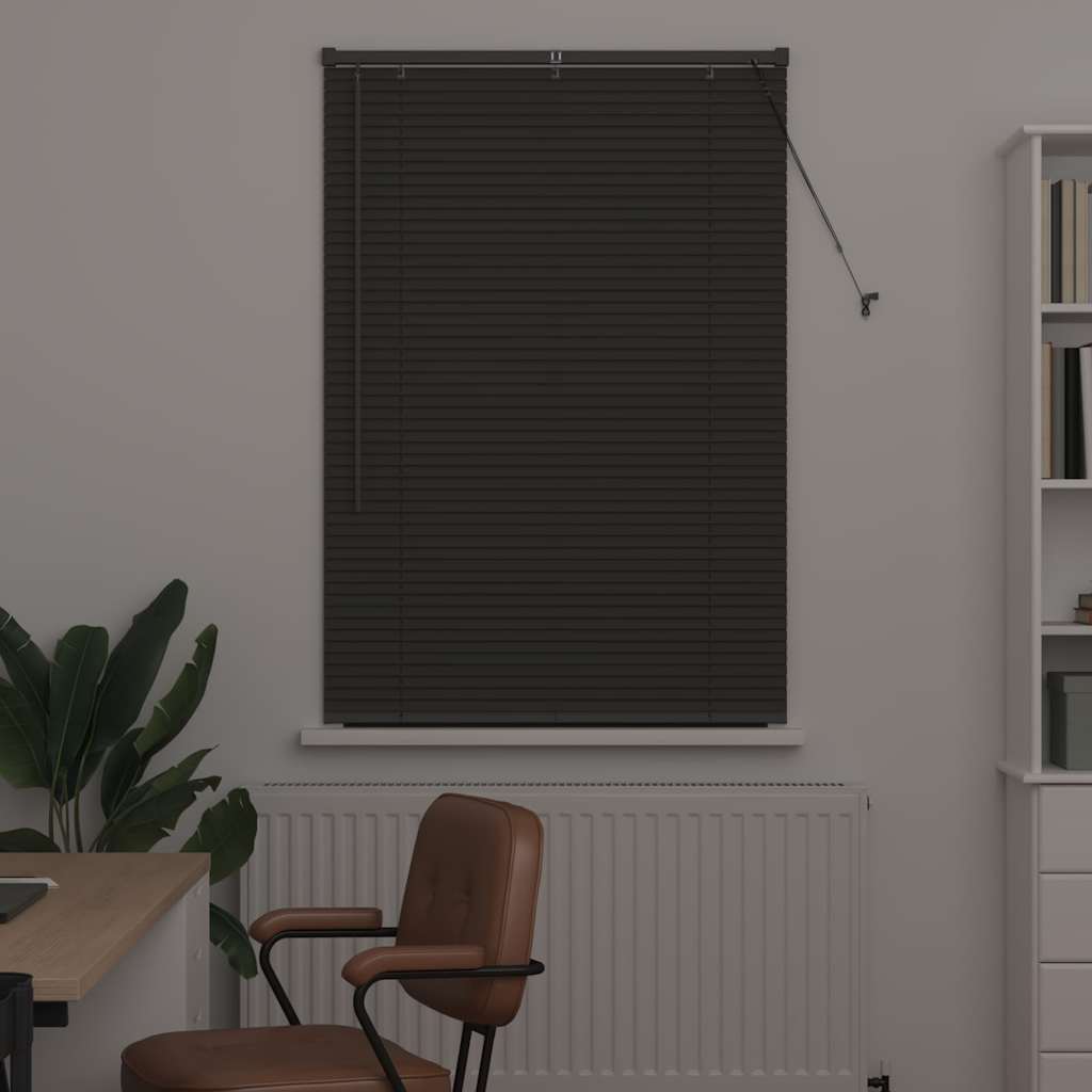 Vidaxl venetiaanse jaloezieën donkergrijs 130 x 95 cm aluminium