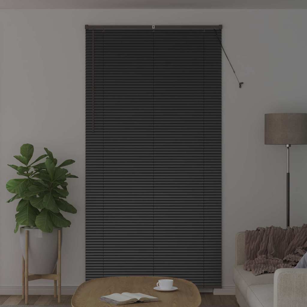 Vidaxl venetiaanse jaloezieën zwart 220 x 115 cm aluminium