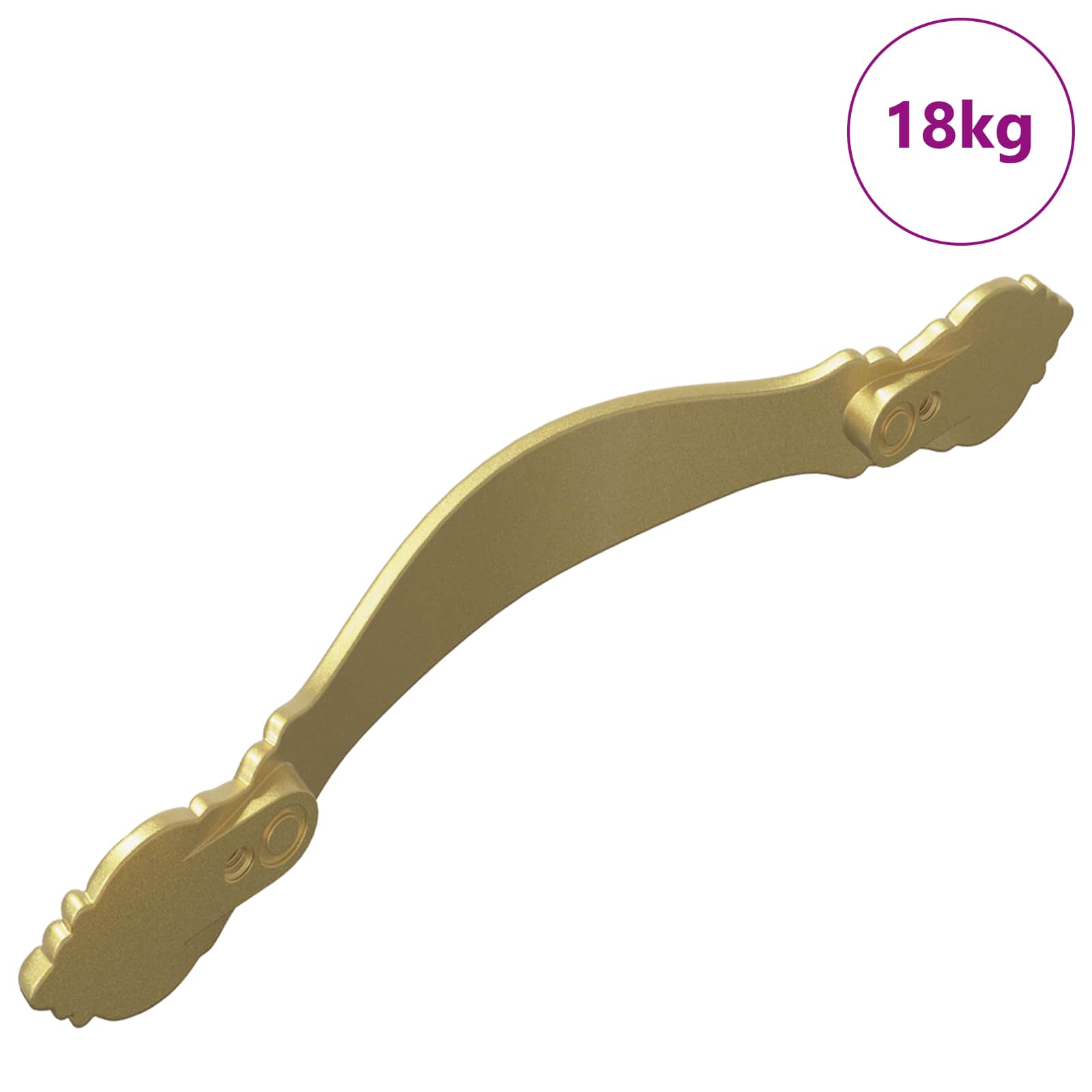 Vidaxl handvat 923 st goud zinklegering