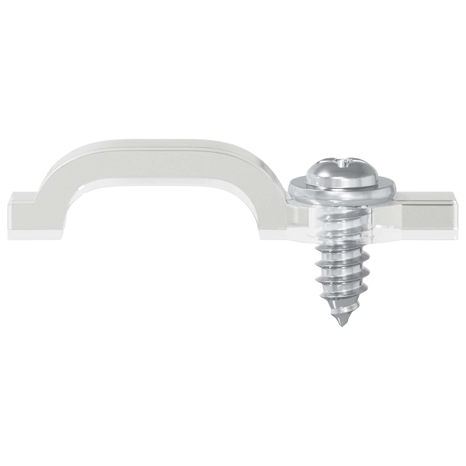 Vidaxl led strip clips 12 pcs doorzichtig 23,8 x 7,3 x 4,3 mm